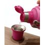 1000ml Double Cover Travel Pot Stainless Steel Water Bottle Vacuum Flask with Bombilla and Handle