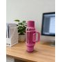 1000ml Double Cover Travel Pot Stainless Steel Water Bottle Vacuum Flask with Bombilla and Handle