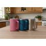 Multi-Color Insulated Stainless Steel Tumblers with Transparent Spill-Resistant Lids Vacuum Travel Mugs for Hot & Cold