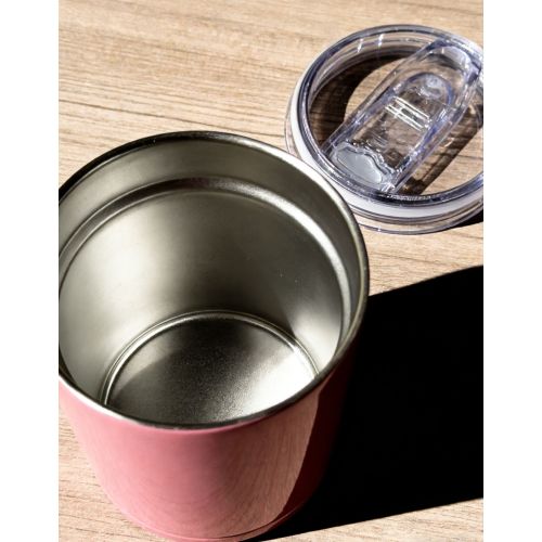 Multi-Color Insulated Stainless Steel Tumblers with Transparent Spill-Resistant Lids Vacuum Travel Mugs for Hot & Cold