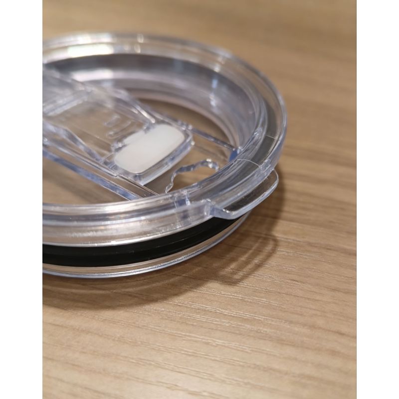 Multi-Color Insulated Stainless Steel Tumblers with Transparent Spill-Resistant Lids Vacuum Travel Mugs for Hot & Cold