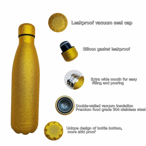 Double Wall Vacuum Insulated High Quality Drinking Bottle Stainless Steel Water Bottle