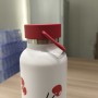 Klassische, vakuumisolierte Edelstahl-Thermosflasche mit Bambusdeckel – auslaufsicher, BPA-frei, ideal für Camping, Reisen, Fitnessstudio und Sport