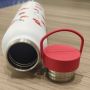 Klassische, vakuumisolierte Edelstahl-Thermosflasche mit Bambusdeckel – auslaufsicher, BPA-frei, ideal für Camping, Reisen, Fitnessstudio und Sport
