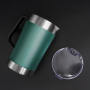 Large Capacity 64oz Sports Camping Water Bottle Mate Cup Set Travel Stainless Steel Water Bottle