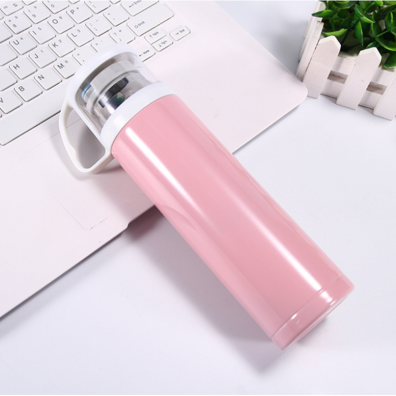 Tazza termica da viaggio personalizzata con isolamento sottovuoto in acciaio inossidabile per caffè e acqua.