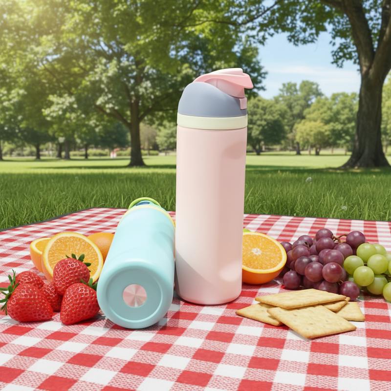 Original Factory Wholesale Classic 450ML Vacuum Insulated Stainless Steel Leak-Proof Cup Flip Lid Straw Handle Travel