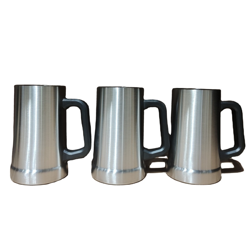 Manufacturer Tumbler Travel Beer Mug Wine Tumbler Cups Stainless Steel Insulated Coffee Mug with Handle