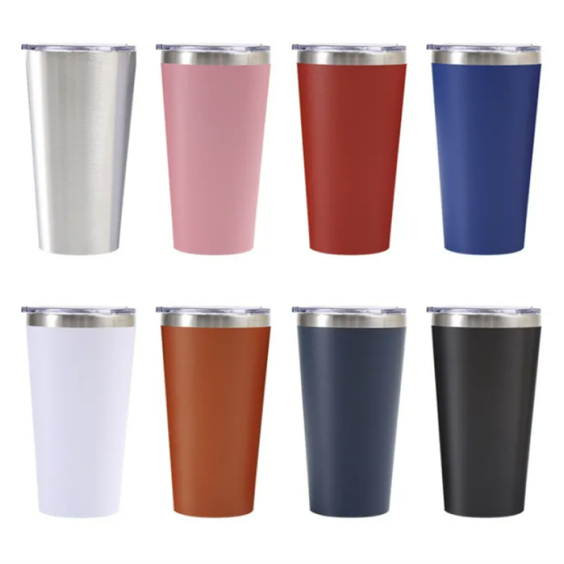 SUS304 Stainless Steel Cup Coffee Mug Car Water Cup Vacuum Tumbler Water Bottle Cup Set