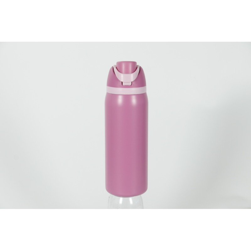 Thermos a doppia parete in acciaio inox con isolamento sottovuoto, a prova di perdite, con logo classico inciso, senza BPA, ideale per il campeggio.