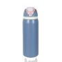 Thermos a doppia parete in acciaio inox con isolamento sottovuoto, a prova di perdite, con logo classico inciso, senza BPA, ideale per il campeggio.