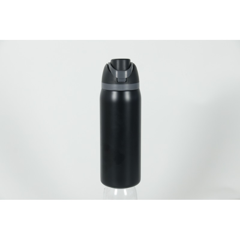 Thermos a doppia parete in acciaio inox con isolamento sottovuoto, a prova di perdite, con logo classico inciso, senza BPA, ideale per il campeggio.