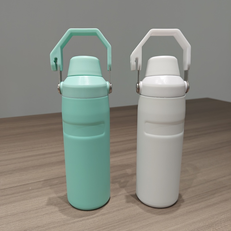 500ml 710ml Wholesale Custom logo  Bpa Free Stainless Steel Insulated Gym Sports Hydrogen Water Bottle With Handle