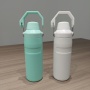 500ml 710ml Wholesale Custom logo  Bpa Free Stainless Steel Insulated Gym Sports Hydrogen Water Bottle With Handle