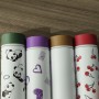 Lovely Pattern Mini Double Walled Stainless Steel Vacuum Straight Shaped Light Leak-Proof BPA Free Thermos Flask for Kids