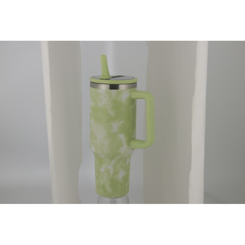 Gas Transfer Printing High Quality Double Wall  Vacuum Insulated Water Bottle with Handgrip BPA Free Hot/Cold Thermos Flask