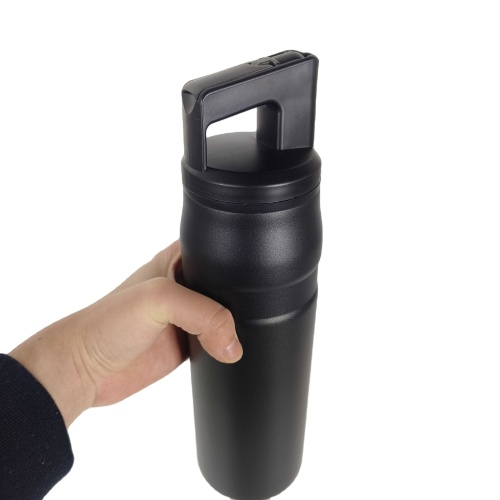Hot Selling Stylish Stainless Steel Thermos With Ergonomic Grip Detachable Straw Lid
