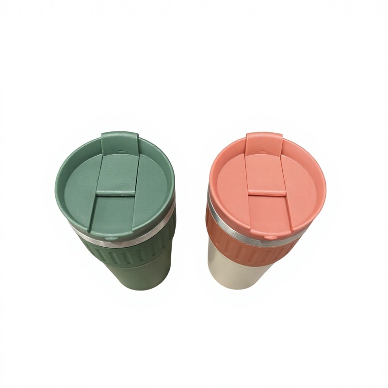Classic Double Insulated Stainless Steel 304 Vacuum Cup Straw Portable Car Camping Coffee Cup On-the-go Drinking