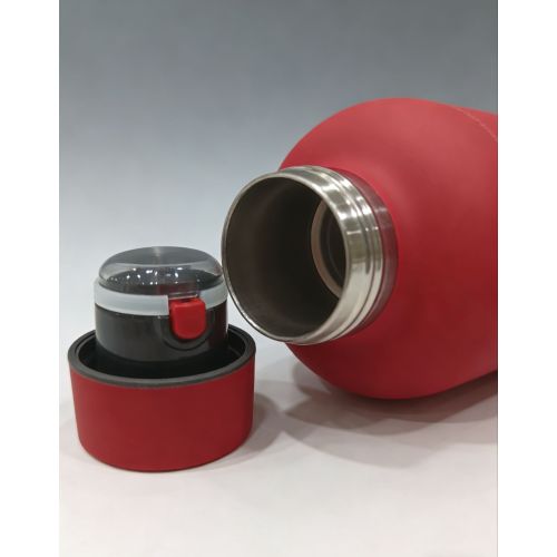 Custom LOGO Water Bottle Double Wall Vacuum Insulated Bottles Small Mouth Stainless Steel Flask Double Wall Vacuum Thermos Mug
