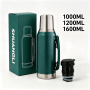 Argentinian Yerba Mate Thermos Adventure Stainless Steel Vacuum Insulated With Bombilla and Handle Travel Tumbler
