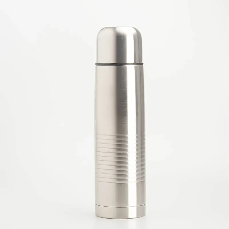 Garrafa de água Termos Water Bottle em aço inoxidável, formato de bala, colorida, OEM, modelo 2024, grande sucesso de vendas.
