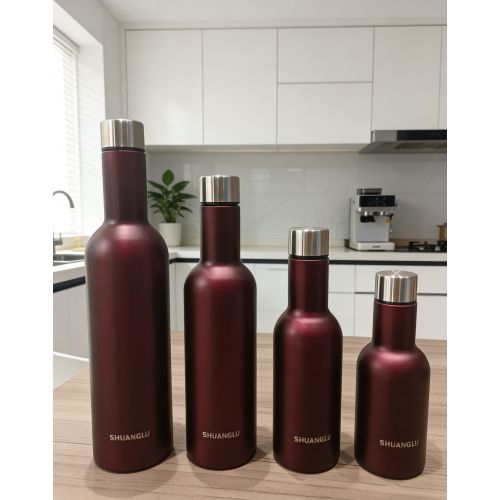 Assorted Sizes and Colors Double Layer Stainless Steel Wine Bottle Vacuum Insulated Wine Bottle for Home and Bar Use