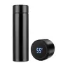 Termo inteligente con aislamiento LED, de acero inoxidable, con pantalla de temperatura, colador para té y taza termo portátil.