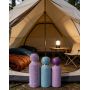 Sparkling Crystal Studded Stainless Steel Thermal Flask with Detachable Mate Cup Set and Spill-Proof Sip Nozzle for Daily