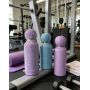 Sparkling Crystal Studded Stainless Steel Thermal Flask with Detachable Mate Cup Set and Spill-Proof Sip Nozzle for Daily