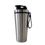 700ml Gym Outdoor Sports Insulated Stainless Steel Water Bottle Protein Shaker Bottle with Scale Cup