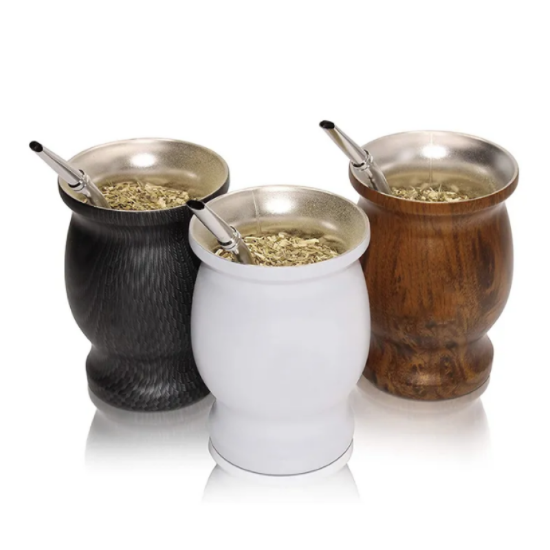 240ml Creative Stainless Steel Classic Insulation Yerba Mate Cup Ma Dai Cup