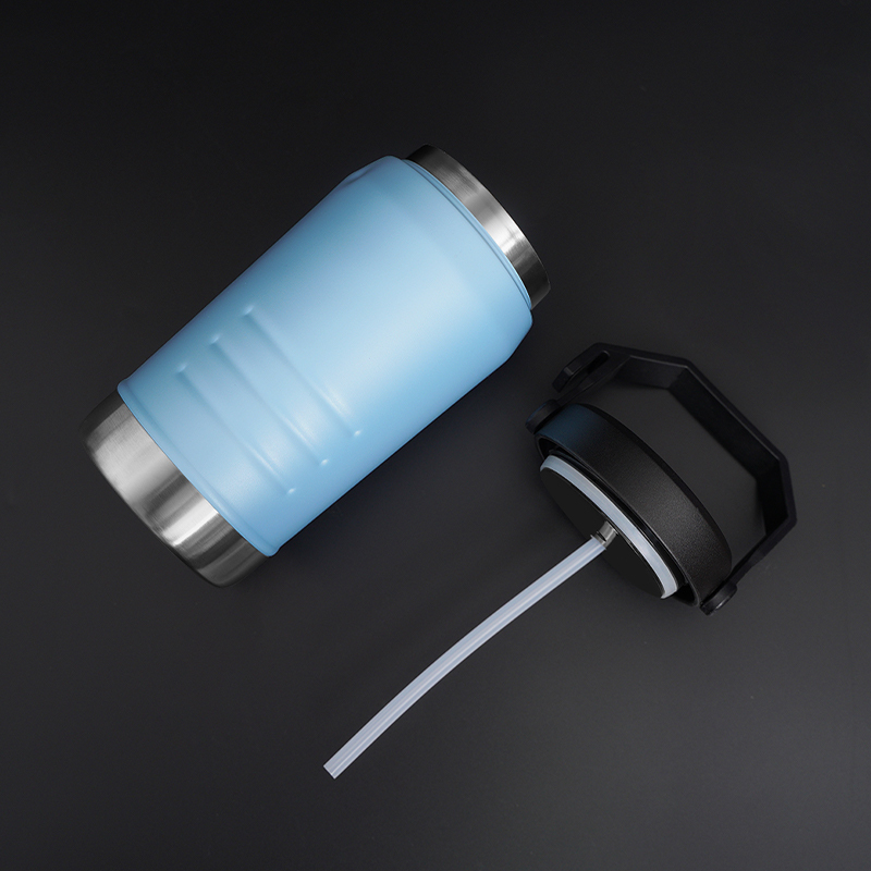 Large Capacity Water Cup Ice Cooling Double Wall Stainless Steel Seal Insulated Water Bottle