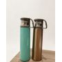 Thermos portatile in acciaio inox con coperchio a tenuta stagna e filtro per il tè.