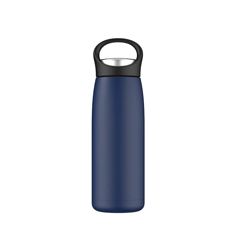 Custom Tragbare, auslaufsichere, isolierte Doppelwand-Sport-Trinkflasche aus Edelstahl 304