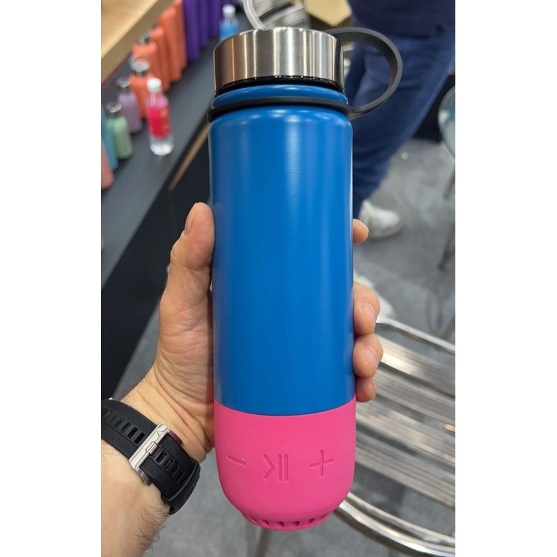 Gift Hot Sale Stainless Steel Intelligent Vacuum Music Water Bottle