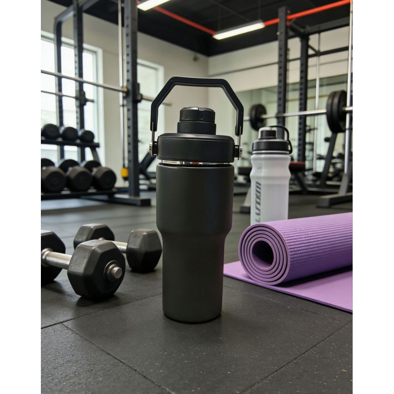 Portable high quality double wall insulated stainless steel thermos cup suitable for indoor outdoor daily use