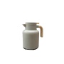 SHUANGLI 304 Stainless Steel Insulated Kettle Thermos Wooden Handle Double-layer Vacuum Portable Jug