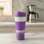 Bestseller: Klassischer, umweltfreundlicher, vakuumisolierter, auslaufsicherer und BPA-freier tragbarer Thermosbecher aus Edelstahl (450 ml) für unterwegs – ideal fürs Business.