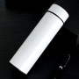 Bottiglia d'acqua a doppia parete in acciaio inox da 480 ml, bottiglia sportiva colorata, adatta per bere direttamente acqua bollente, materiale metallico