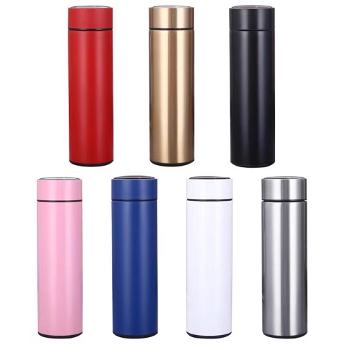 Double Wall 480ml Stainless Steel Water Bottle Colorful Sport Bottle Direct Drinking Boiling Water Applicability Metal Material