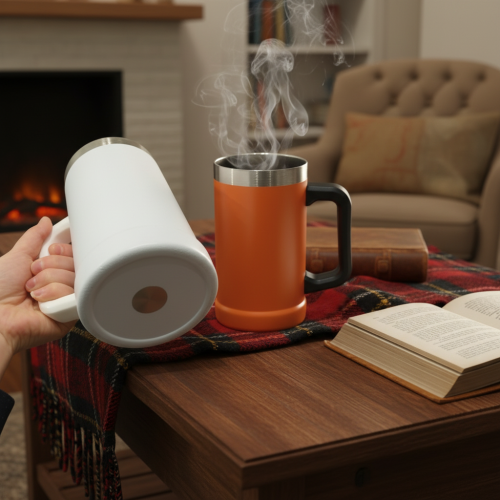 Wholesale Outdoor Party 710ML Beer Mug Stainless Steel Double Wall Vacuum Thermos Insulated Eco-Friendly Travel Water Bottle