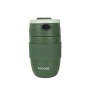 Tazza termica minimalista in acciaio inox 304, elegante e termica sottovuoto con rivestimento in silicone.