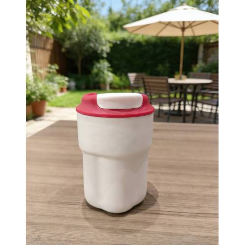 Double Layer Stainless Steel Pumpkin Shaped Coffee Mug, 400ml Insulated Cup with Leakproof Lid for Daily Coffee Drinking