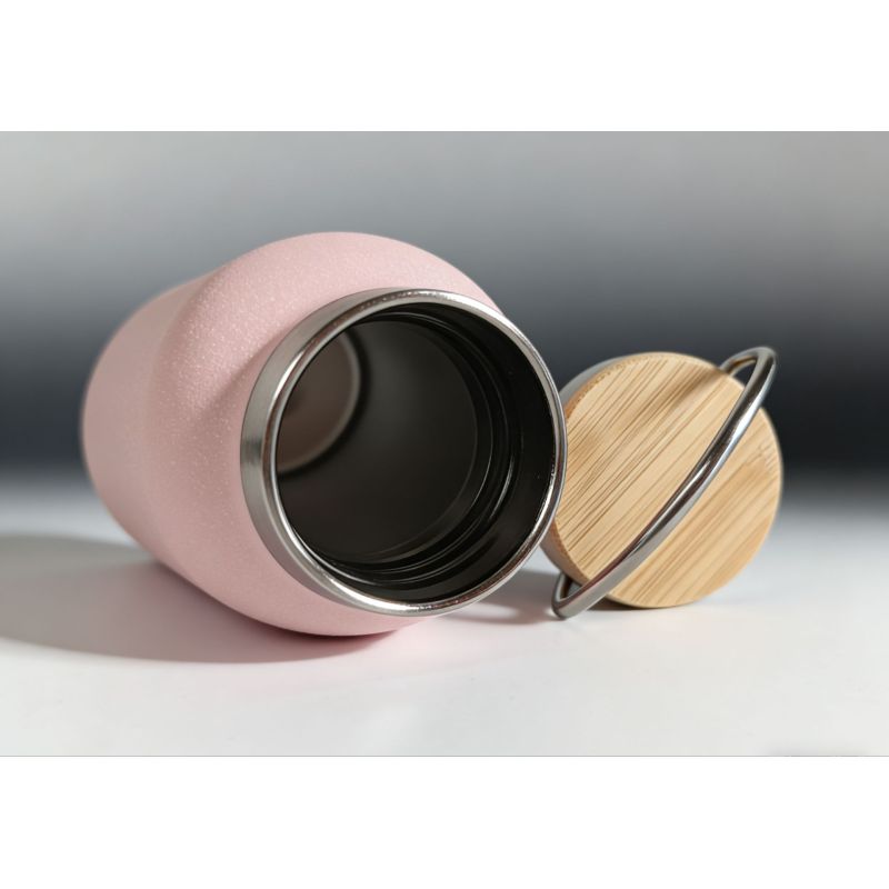 Stainless Steel Double Wall Vacuum Insulated Thermos Water Bottle Bamboo Lid-12-24 Hours Thermal Performance BPA Free for Travel
