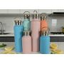 Stainless Steel Double Wall Vacuum Insulated Thermos Water Bottle Bamboo Lid-12-24 Hours Thermal Performance BPA Free for Travel