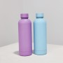 Hochwertige Weithals-Sportflasche, doppelwandig, Edelstahl-Vakuumflasche