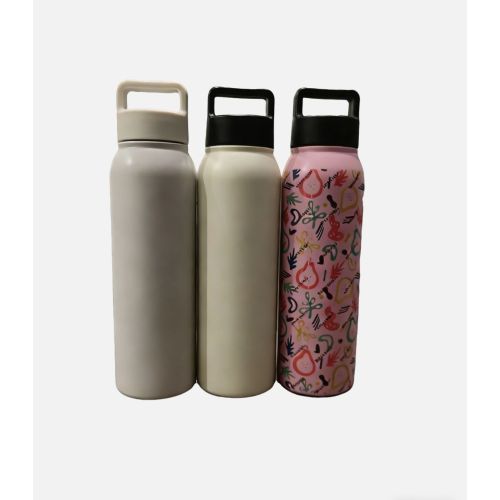 High-Capacity Sports Vacuum Insulated Water Bottle with Leak-Proof Lid for Gym, Running and Outdoor Sports