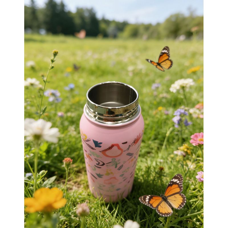 High-Capacity Sports Vacuum Insulated Water Bottle with Leak-Proof Lid for Gym, Running and Outdoor Sports