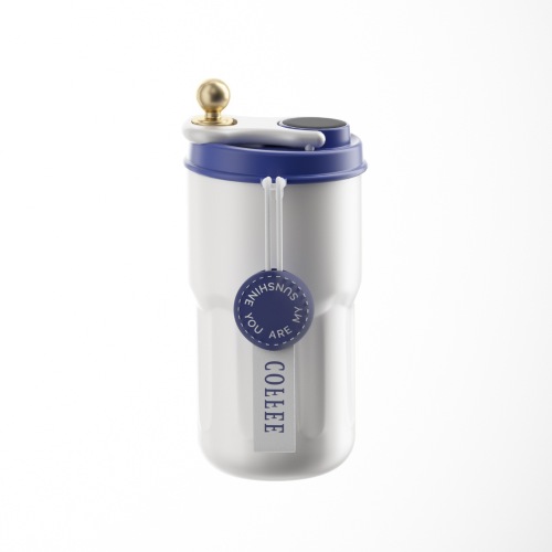 450ml Stainless Steel Coffee Cup Modern Design Portable Rope Smart Thermal Vacuum Cup Temperature Display Water Cup Companion 450ml Stainless Steel Coffee Cup Modern Design Portable Rope Smart Thermal Vacuum Cup Temperature Display Water Cup Companion