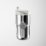 450ml Stainless Steel Coffee Cup Modern Design Portable Rope Smart Thermal Vacuum Cup Temperature Display Water Cup Companion